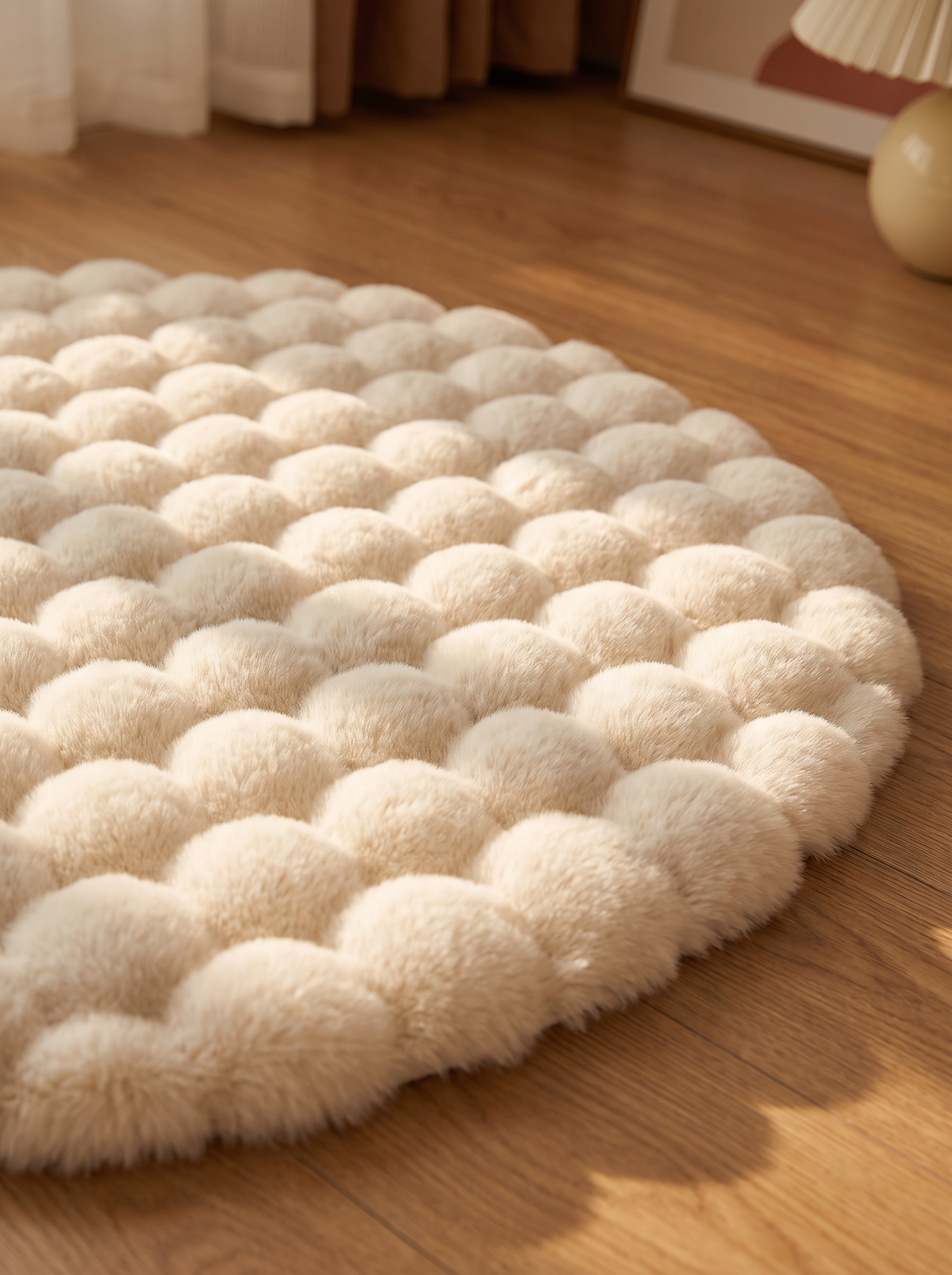 Nimbus rug bubble pile standing full with no flat patches