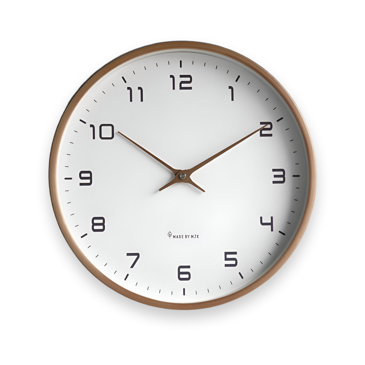 Norvik wall clock studio shot on a white background