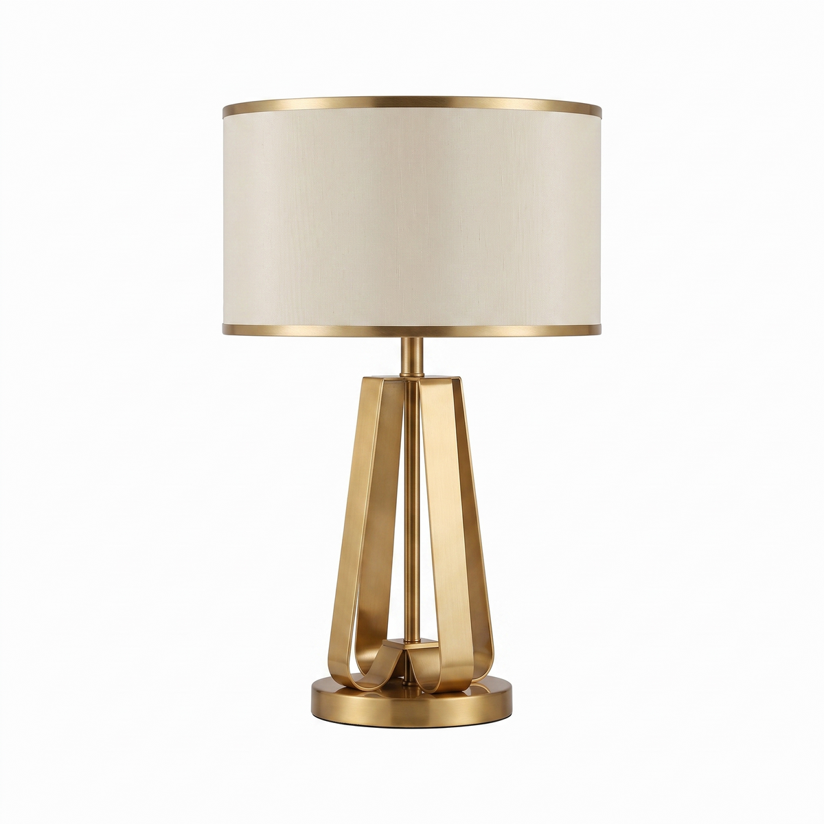 Solstice table lamp studio shot on a white background